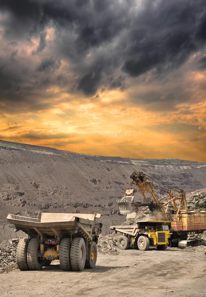 Miniera di minerale di ferro — Foto Stock