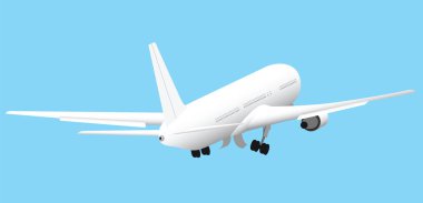 Vektör uçak kalkış