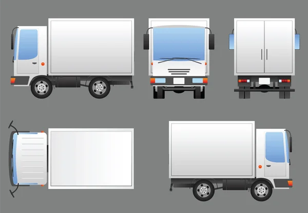 LKW für Branding vorbereitet — Stockvektor