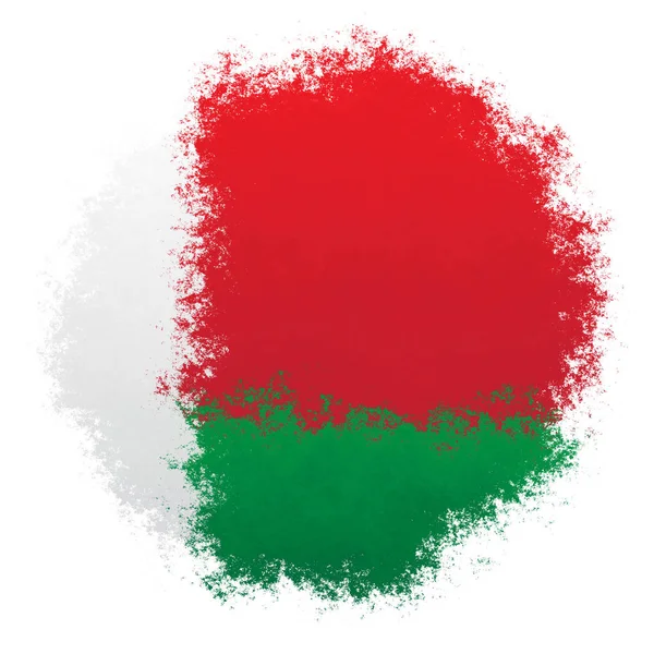 Государственный флаг Белоруссии — стоковое фото