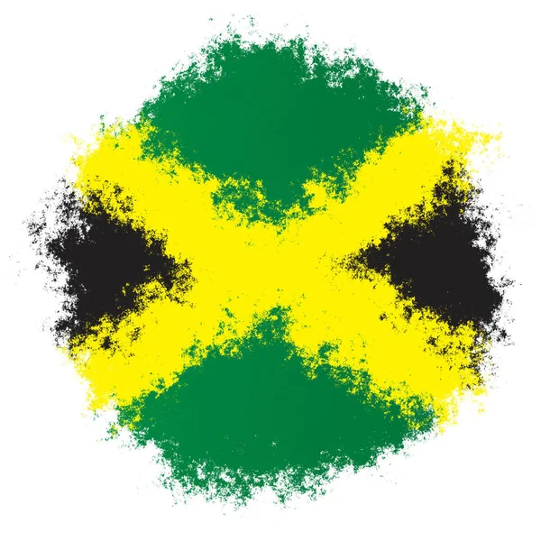 Jamaica nemzeti lobogója — Stock Fotó