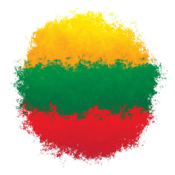 Bandiera nazionale della Lituania — Foto Stock