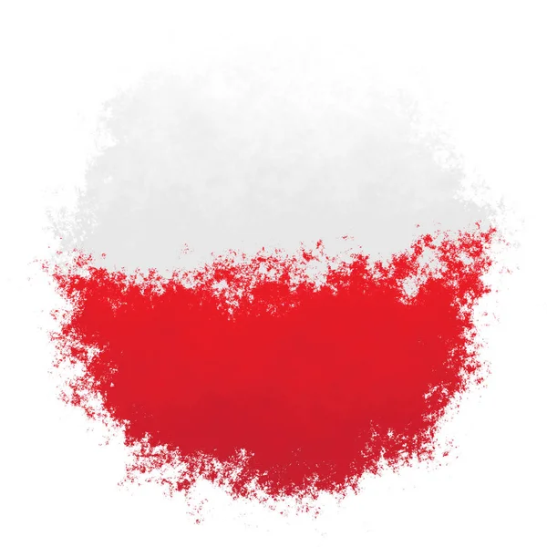 Flaga narodowa Polski — Zdjęcie stockowe