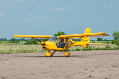 Aeroprakt A-22 ultralight plane clipart