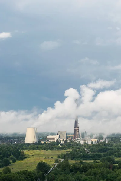 Heizkraftwerk — Stockfoto