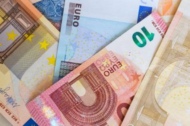 Euro para birimi arka plan