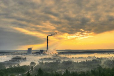 Motor üzerinde gündoğumu