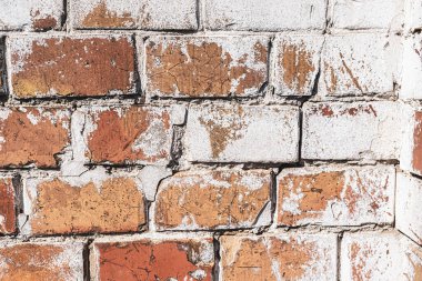 Yüksek kontrastlı tuğla duvar dokusu arkaplanı