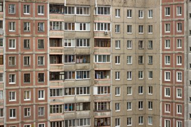 Windows çok katlı konut cephe ile doku oluşturma