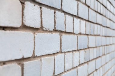 Beyaz tuğla duvar arka plan bulanıklık doku