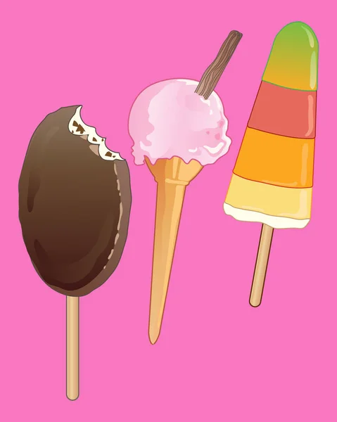 Ice cream treat — Stock Vector