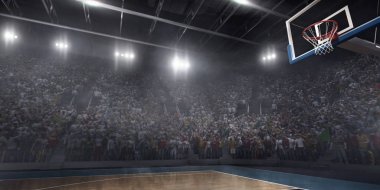 3D basketbol arena