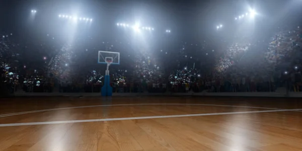 Arena de basquete em 3D — Fotografia de Stock