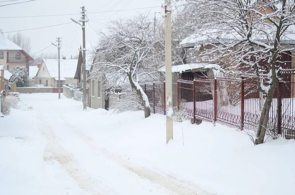 Snow on street and Highway during December 2016, icy road during winter storm, Hillsboro, Oregon, winter road in rural and urban area