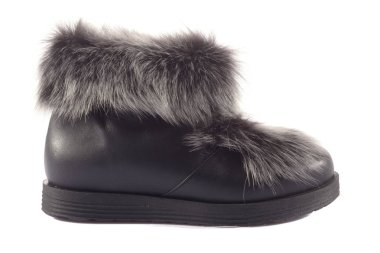 Beyaz arka planda kadın ayakkabıları