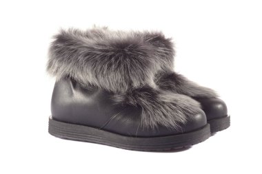 Beyaz arka planda kadın ayakkabıları