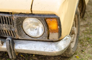 Eski model araba. Retro otomobil