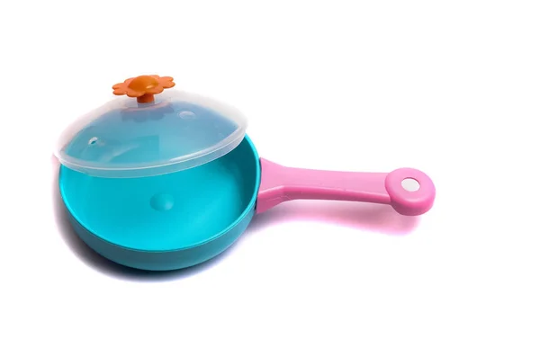 Frying Pan Toy purple color — Stock Photo, Image
