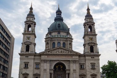 Budapeşte 'deki güzel mimari manzarası, hungary