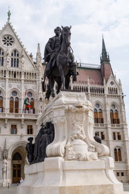 Budapeşte 'deki güzel mimari manzarası, hungary