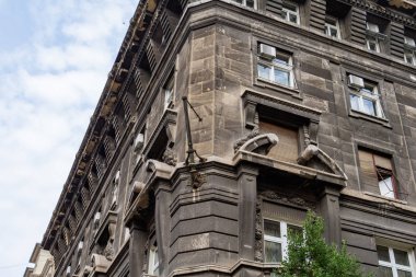 Budapeşte 'deki güzel mimari manzarası, hungary