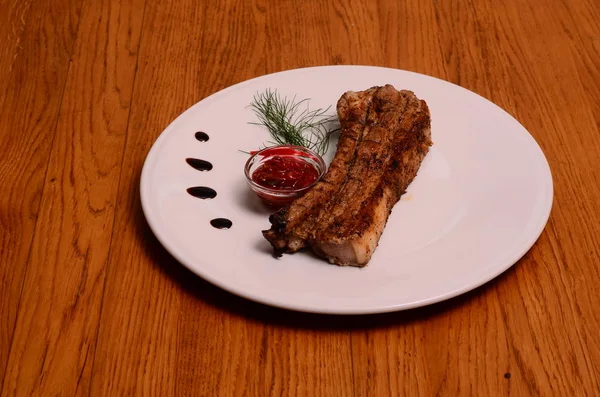 Filete de costilla de cerdo — Foto de Stock