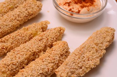 Ekmekli Yengeç sopa izole yığını