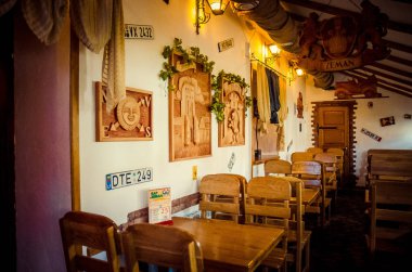 Dekoratif Kafe 'nin iç manzarası