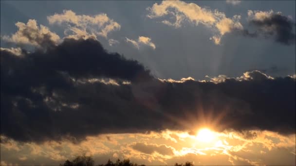 Time Lapse Footage Beautiful Cloudscape — Stock Video