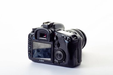 Kamera beyaz arkaplanda izole edildi