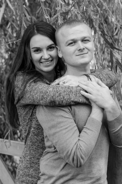 Loving Couple Have Fun — Stock Photo, Image