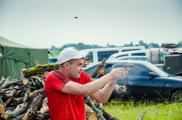 Kazaklar Festivali, Kazak Mezarları Berestechko Ukrayna 13 / 09 / 2015 — Stok fotoğraf