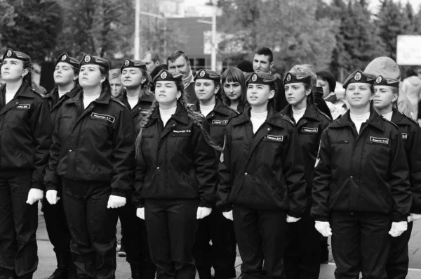 Oath of military cadets Lutsk Ukraine 12/10/2019 — Stock Photo, Image