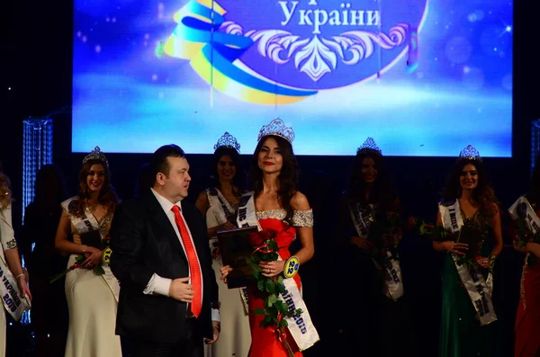 Ronda Final Del Concurso Nacional Miss Princesa Ucrania —  Fotos de Stock