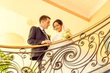 Ukraynalı güzel çift Lutsk 'ta evleniyor.