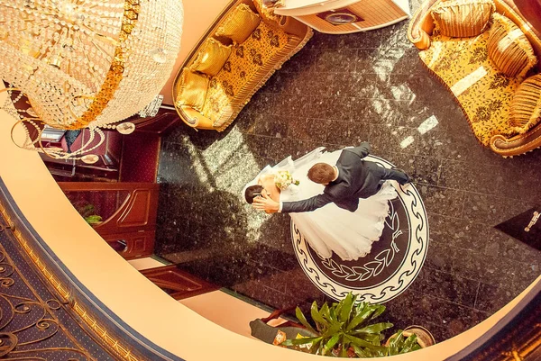 Piękna para w ukraińskim weselu Łuck — Zdjęcie stockowe