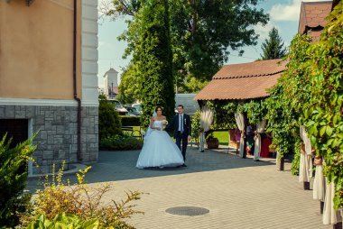 Ukraynalı güzel çift Lutsk 'ta evleniyor.