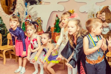 Anaokulunda yeni yıl haberleri Ukrayna Lutsk 27.12.2017