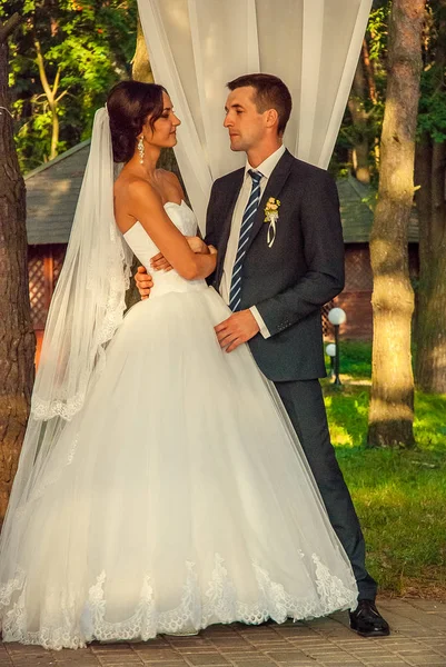 Υπέροχο ζευγάρι στην ουκρανική γάμο Lutsk — Φωτογραφία Αρχείου