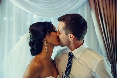 Ukraynalı güzel çift Lutsk 'ta evleniyor.