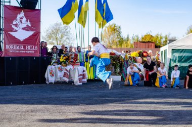 Ternopil. Batı Ukrayna. 02.16.2019 Protestocu Anatoly Zinkevich 'in Ternopil' deki cenazesi. Batı Ukrayna.