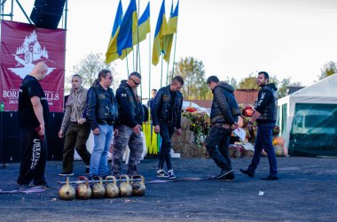 Ternopil. Batı Ukrayna. 02.16.2019 Protestocu Anatoly Zinkevich 'in Ternopil' deki cenazesi. Batı Ukrayna.