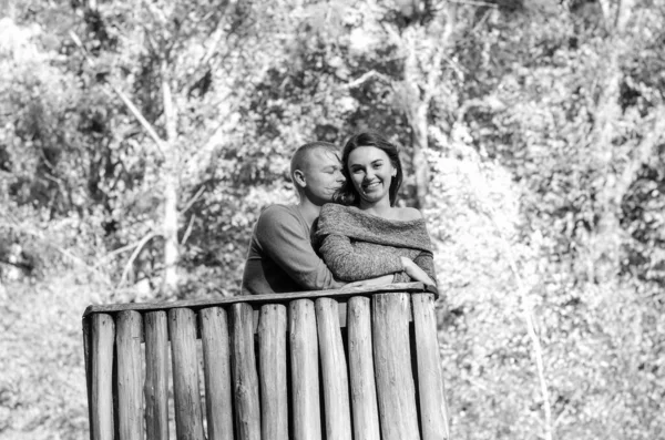 Loving Couple Have Fun — Stock Photo, Image