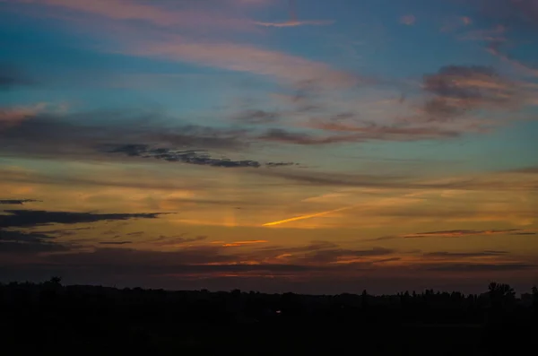 Dramatic sunset and sunrise sky. — Stock Photo, Image