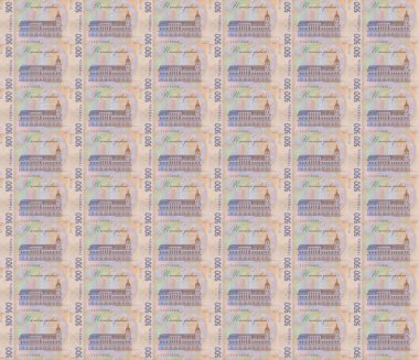 Ukrayna 'nın yüz değeri açık arkaplanda 500 hryvnia
