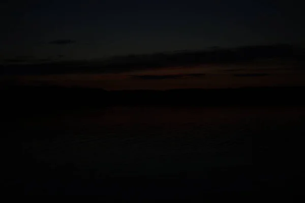 Malebný Pohled Nekonečné Moře Krásným Východem Slunce Obloze — Stock fotografie