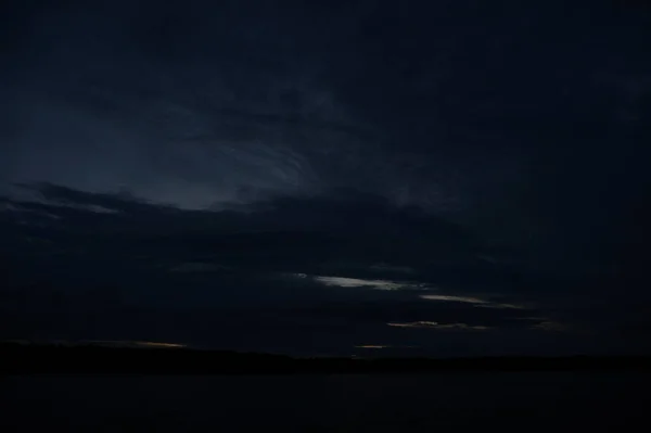 Vista Pitoresca Fundo Céu Escuro Sem Fim — Fotografia de Stock