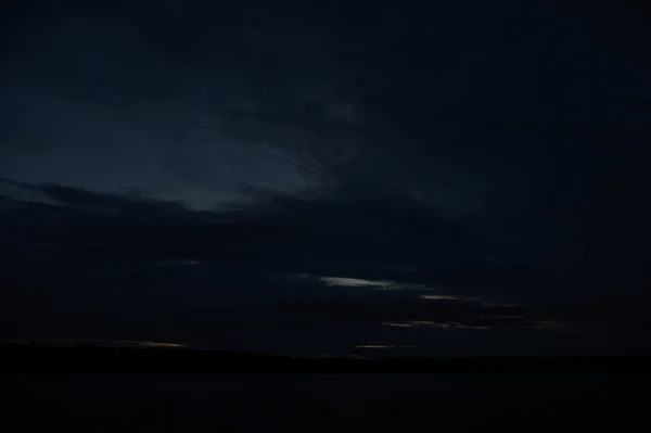 Vista Pitoresca Fundo Céu Escuro Sem Fim — Fotografia de Stock