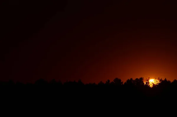 Картинка Бесконечного Тёмного Неба Восходе Солнца — стоковое фото