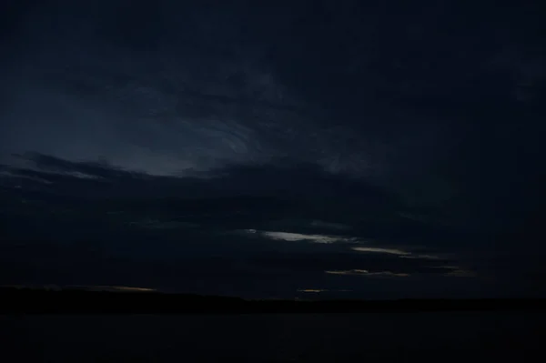 Sonsuz Karanlık Gökyüzü Arkaplanının Resimsel Görüntüsü — Stok fotoğraf